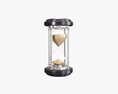 Sandglass Hourglass Egg Sand Timer Clock 06 3d model