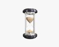 Sandglass Hourglass Egg Sand Timer Clock 06 3D 모델 