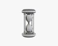 Sandglass Hourglass Egg Sand Timer Clock 06 3D модель