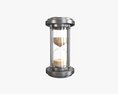 Sandglass Hourglass Egg Sand Timer Clock 07 V2 Modello 3D