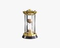 Sandglass Hourglass Egg Sand Timer Clock 08 3D-Modell