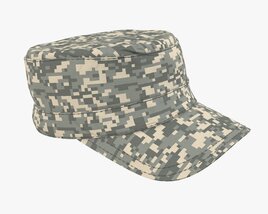 Military Cap 3D模型