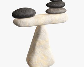 Stones Balance 3D model