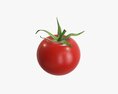 Tomato Cherry Red Small Single With Pedicel Sepal Modèle 3d