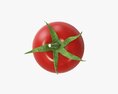 Tomato Cherry Red Small Single With Pedicel Sepal Modelo 3d
