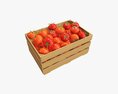 Tomato In Wooden Crate 3D модель