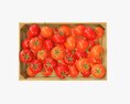 Tomato In Wooden Crate Modelo 3d