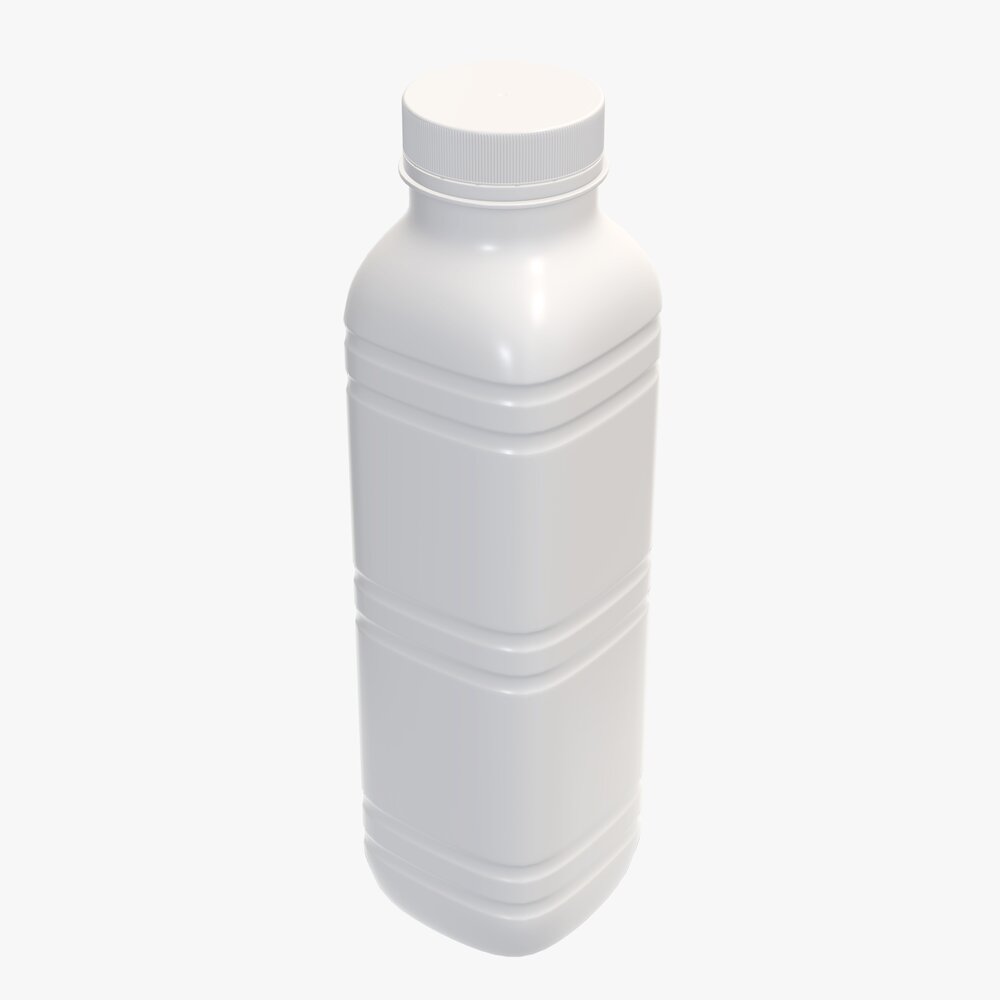 Yoghurt Bottle 1 3D 모델 