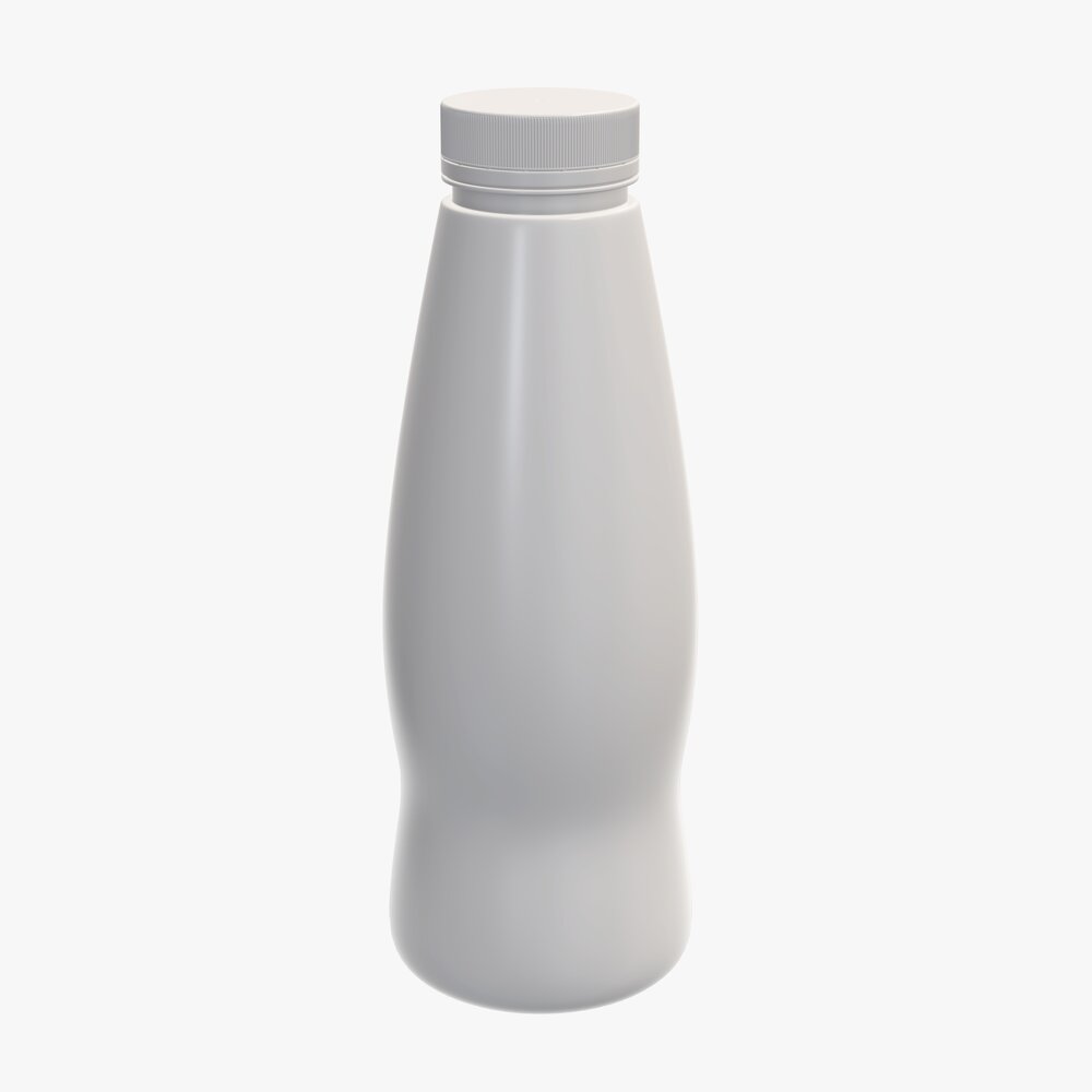 Yoghurt Bottle 3 3D 모델 