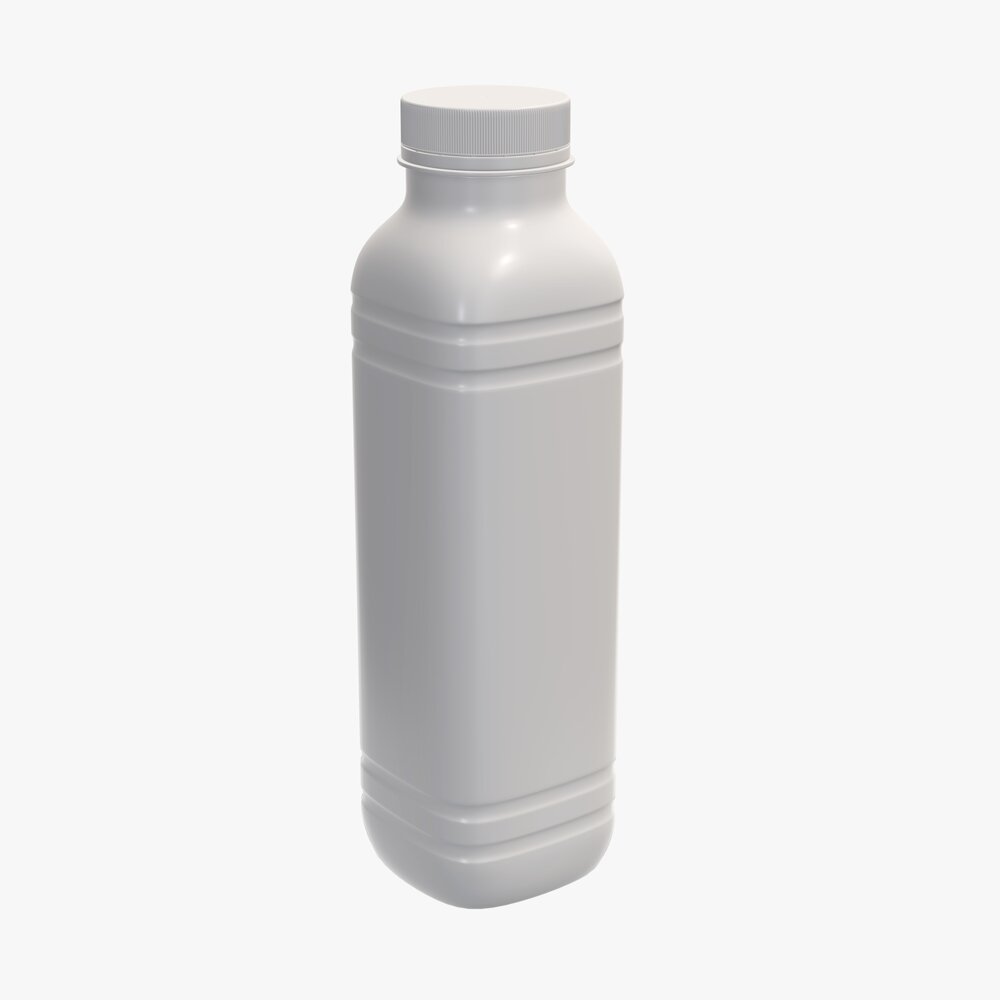 Yoghurt Bottle 5 3Dモデル