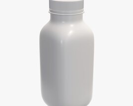 Yoghurt Bottle 7 Modello 3D
