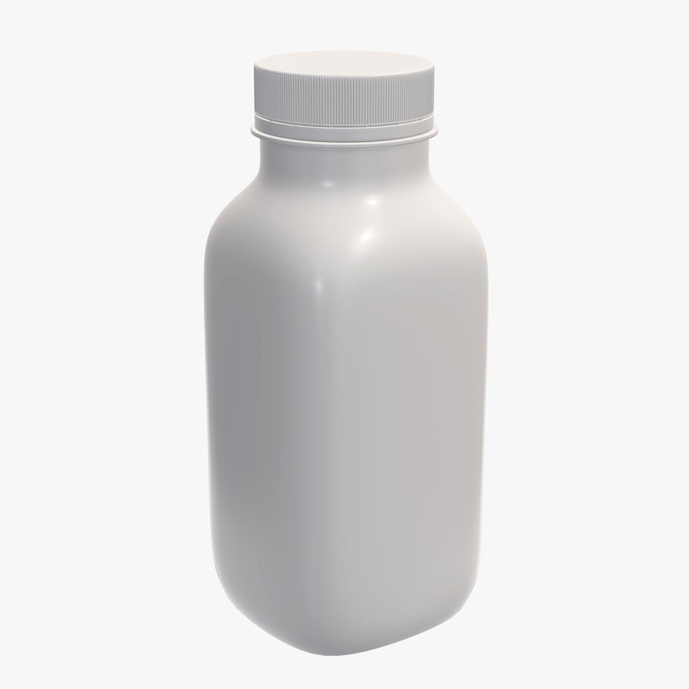 Yoghurt Bottle 7 3D-Modell