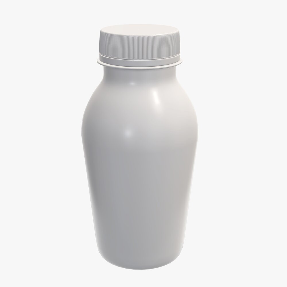 Yoghurt Bottle 11 3D model