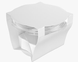 Yoghurt Plastic Box 3D модель