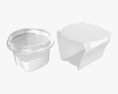 Yoghurt Plastic Box Modello 3D