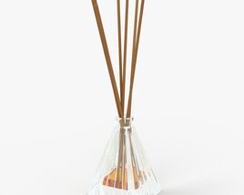 Air Refresher Bottle With Sticks 07 3D 모델 