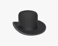 Black Bowler Hat 3D-Modell
