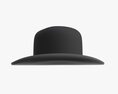 Black Bowler Hat Modèle 3d
