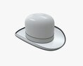 Black Bowler Hat Modelo 3d