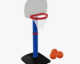 Basketball Set 3D 모델 
