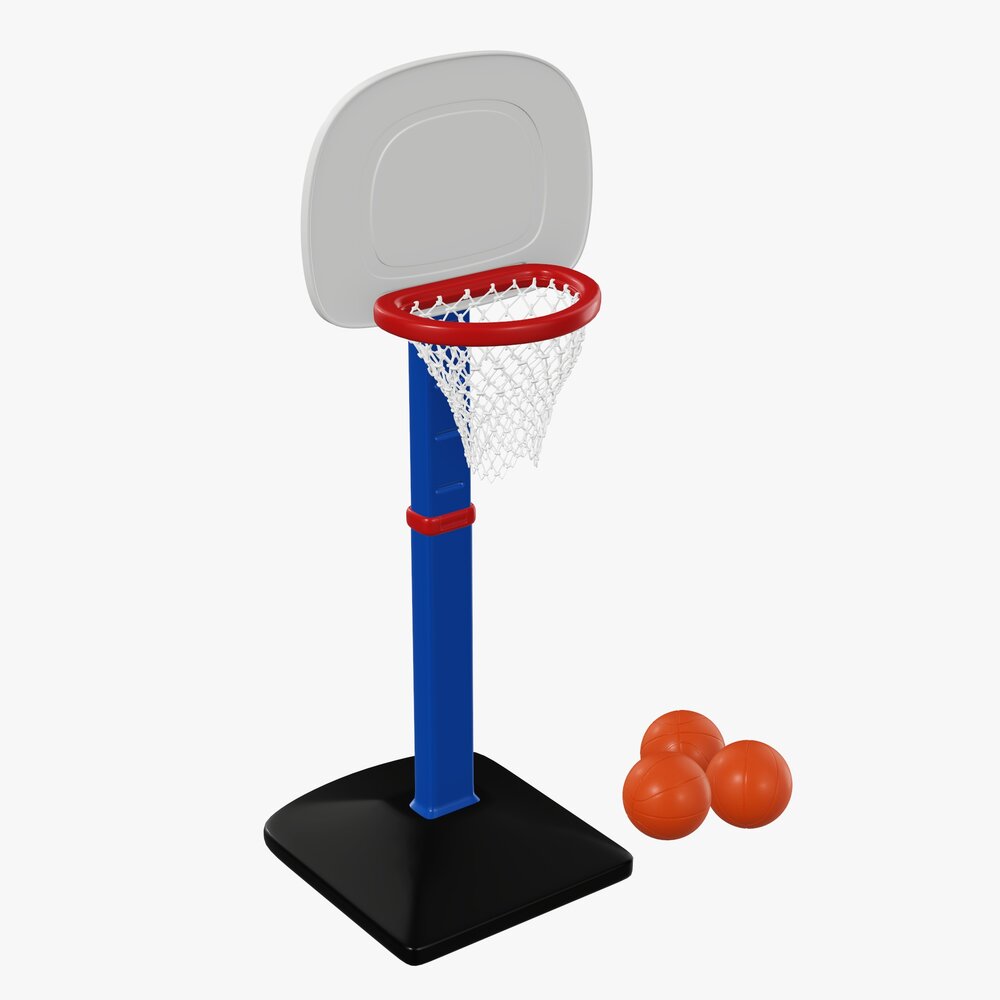 Basketball Set Modelo 3d