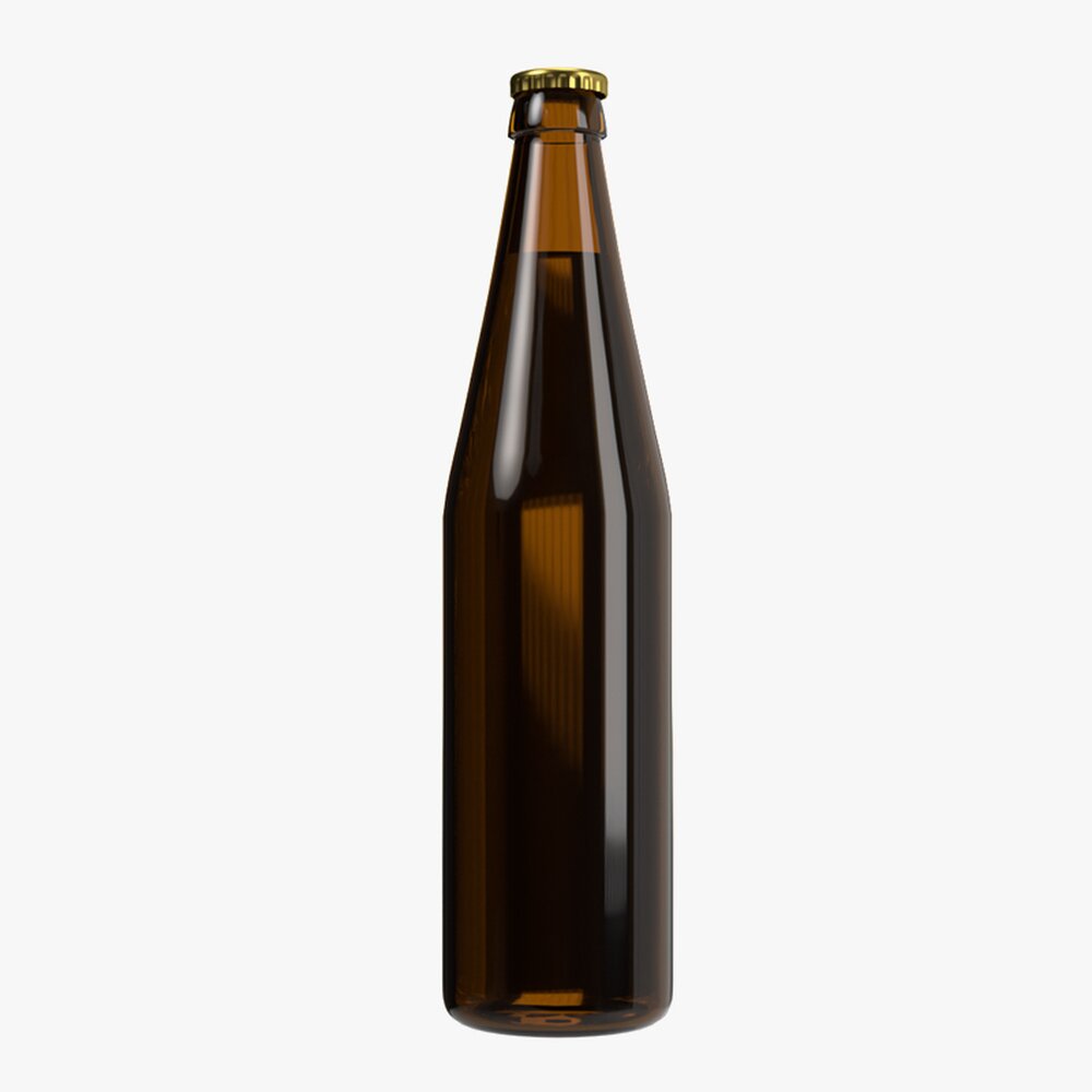 Beer Bottle 01 3D-Modell