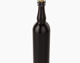 Beer Bottle Blank Modelo 3d