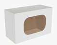Box With Display Window Cardboard 01 3Dモデル
