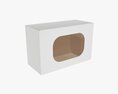 Box With Display Window Cardboard 01 3Dモデル