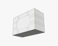 Box With Display Window Cardboard 01 3D модель