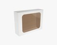Box With Display Window Cardboard 04 3d model