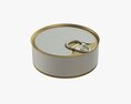 Canned Food Round Tin Metal Aluminium Can 01 Modello 3D