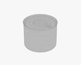 Canned Food Round Tin Metal Aluminium Can 10 3D 모델 
