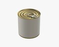 Canned Food Round Tin Metal Aluminium Can 11 3Dモデル