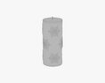 Christmas Candle Large 3d model
