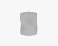 Christmas Candle Small 3d model