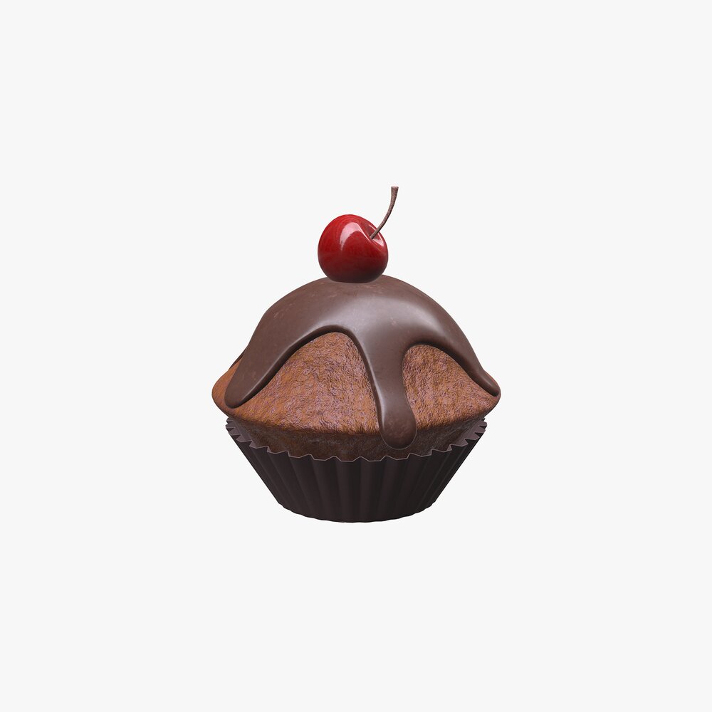 Cupcake Muffin Modelo 3D