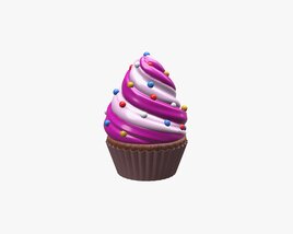 Cupcake Wave 3D-Modell