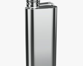 Flask Liquor Stainless Steel 03 3D模型