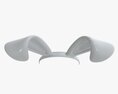 Headband Bunny Ears Bent Modelo 3d