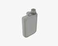 Flask Liquor Stainless Steel 08 3Dモデル