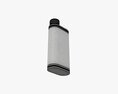 Flask Liquor Stainless Steel Leather Wrap 03 3D模型