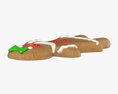 Gingerbread Cookie Girl 3d model