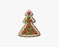 Gingerbread Cookie Christmas tree 3D-Modell