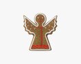 Gingerbread Cookie Angel 3Dモデル