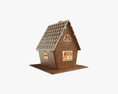 Gingerbread Cookie House 3D-Modell