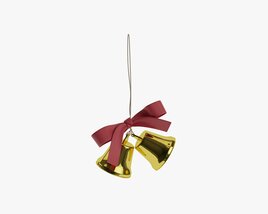 Bells With Ribbon 3D 모델 
