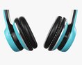 Headphones Bluetooth Blue 3D-Modell