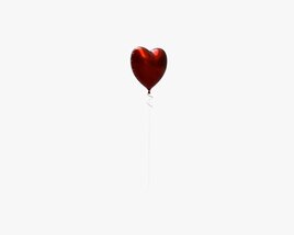 Heart Shape Balloon 3D model