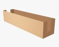 Long Shelf Tray Cardboard Box Modello 3D